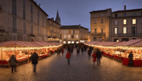 Marché de Noël Béziers 2025 : magie des illuminations et artisanat local